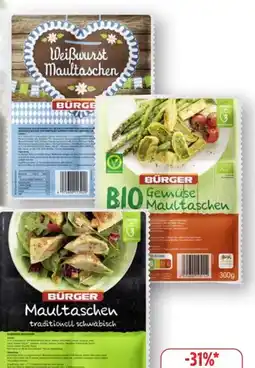 Edeka Bürger Schwäbische traditionell Maultaschen Angebot