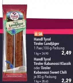 CITTI Markt Handl Tyrol Tiroler Landjäger Angebot