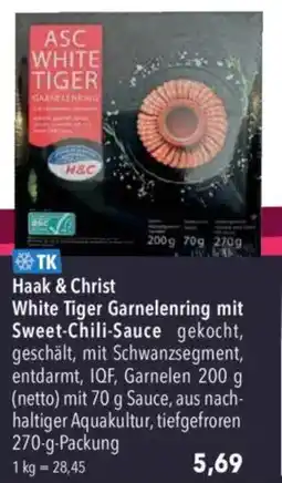 CITTI Markt Haak & Christ White Tiger Garnelenring Angebot
