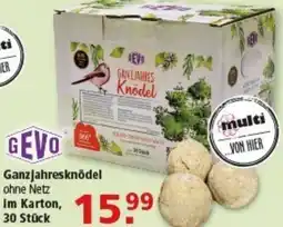 Multi Markt GEVO Ganzjahresknödel Angebot