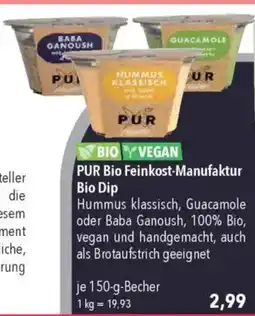 CITTI Markt PUR Bio Feinkost-Manufaktur Bio Dip Angebot