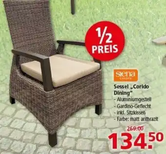 Multi Markt Siena Garden Sessel „Corido Dining" Angebot