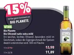 CITTI Markt Bio Planète Bio Olivenöl nativ extra mild Angebot