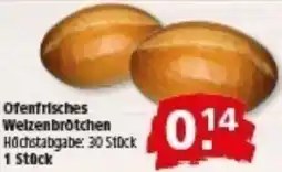 Multi Markt Ofenfrisches Weizenbrötchen Angebot
