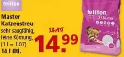 Multi Markt Feliton Master Katzenstreu Angebot
