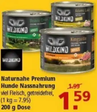 Multi Markt WILDKIND Naturnahe Premium Hunde Nassnahrung Angebot