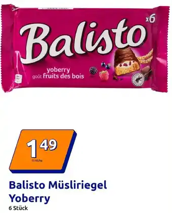 Action Balisto Müsliriegel Yoberry Angebot