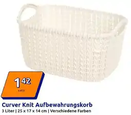 Action Curver Knit Aufbewahrungskorb Angebot