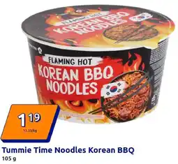 Action Tummie Time Noodles Korean BBQ Angebot
