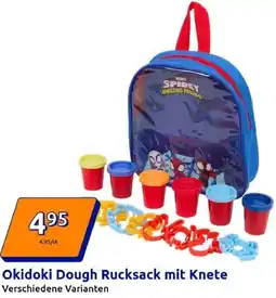 Action Okidoki Dough Rucksack mit Knete Angebot