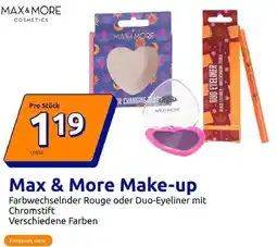 Action Max & More Make-up Angebot