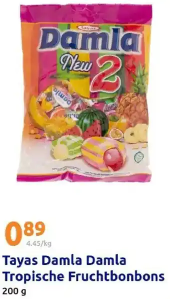 Action Tayas Damla Damla Tropische Fruchtbonbons Angebot