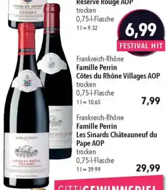 CITTI Markt Famille Perrin Côtes du Rhône Villages AOP Angebot