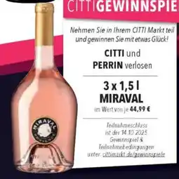 CITTI Markt MIRAVAL Angebot