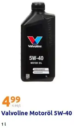 Action Valvoline Motoröl 5W-40 Angebot
