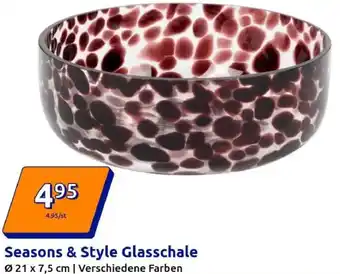Action Seasons & Style Glasschale Angebot