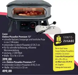 CITTI Markt Cozze Elektro-Pizzaofen Premium 13" Angebot