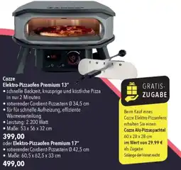 CITTI Markt Cozze Elektro-Pizzaofen Premium 17" Angebot