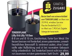 CITTI Markt TENDERFLAME Lilly 8 & Lilly 10 Duo Angebot