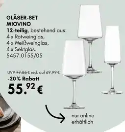 Hardeck Schott zwiesel gläser-set miovino Angebot