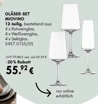Hardeck Schott zwiesel gläser-set miovino Angebot