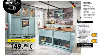 Hardeck Neff impressa einbauküche bristol Angebot