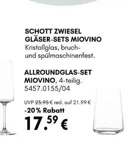Hardeck Schott zwiesel allroundglas-set miovino Angebot
