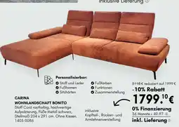 Hardeck Carina wohnlandschaft bonito Angebot