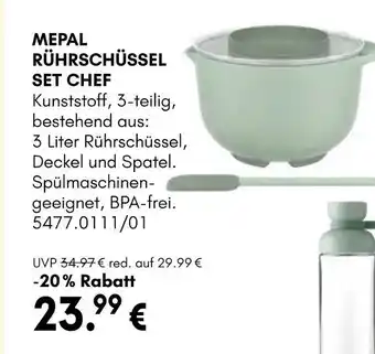 Hardeck Mepal rührschüssel set chef Angebot