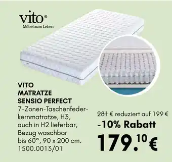 Hardeck Vito matratze sensio perfect Angebot