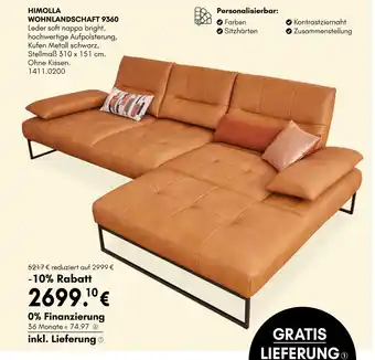 Hardeck Himolla wohnlandschaft 9360 Angebot