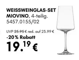 Hardeck Schott zwiesel weissweinglas-set miovino Angebot
