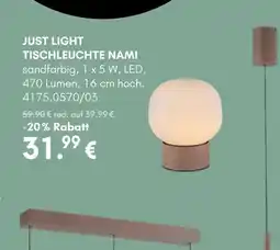 Hardeck Just light tischleuchte nami Angebot