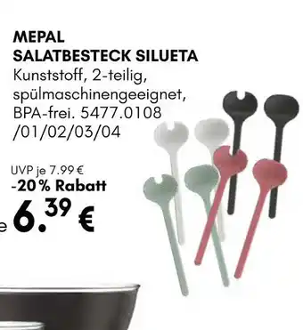 Hardeck Mepal salatbesteck silueta Angebot
