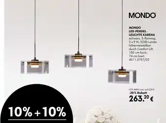 Hardeck Mondo led-pendel-leuchte karena Angebot