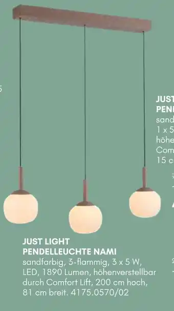 Hardeck Just light pendelleuchte nami Angebot