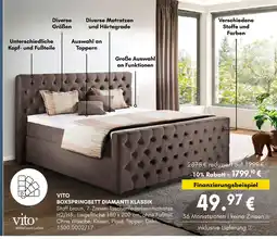 Hardeck Vito boxspringbett diamanti klassik Angebot