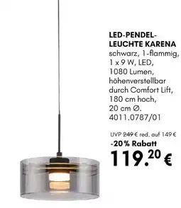 Hardeck Led-pendel-leuchte karena Angebot