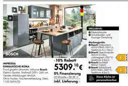 Hardeck Bosch impressa einbauküche roma Angebot