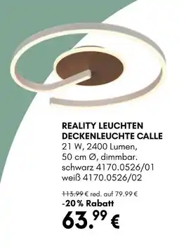 Hardeck Reality leuchten deckenleuchte calle Angebot