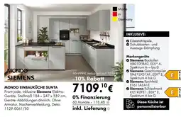Hardeck Siemens mondo einbauküche sunta Angebot