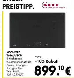 Hardeck Neff kochfeld t68auv4c0 Angebot