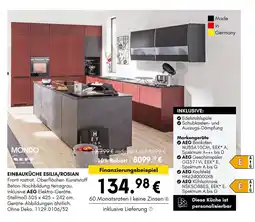 Hardeck Mondo einbauküche esilia/rosian Angebot