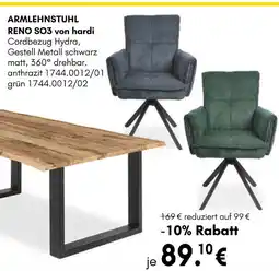 Hardeck Armlehnstuhl reno so3 von hardi Angebot