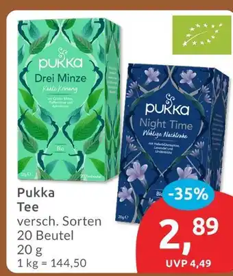Budni Pukka drei minze Angebot