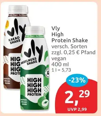 Budni Vly high protein shake kakao Angebot