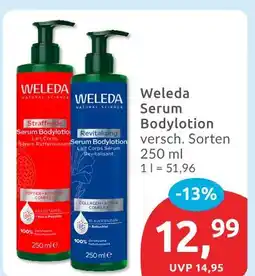 Budni Weleda straffende serum bodylotion Angebot