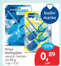 Budni Priva wc duftspüler blauspüler Angebot