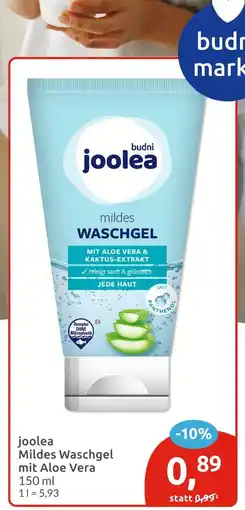 Budni Joolea mildes waschgel mit aloe vera Angebot