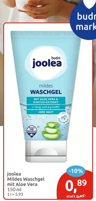 Budni Joolea mildes waschgel mit aloe vera Angebot